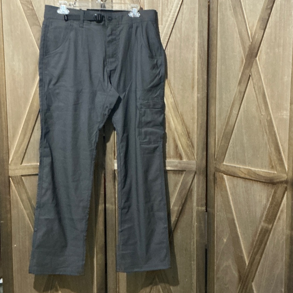 NWT Prana Relaxed Straight Leg Strecth Zion II Dark Iron Performance Pants